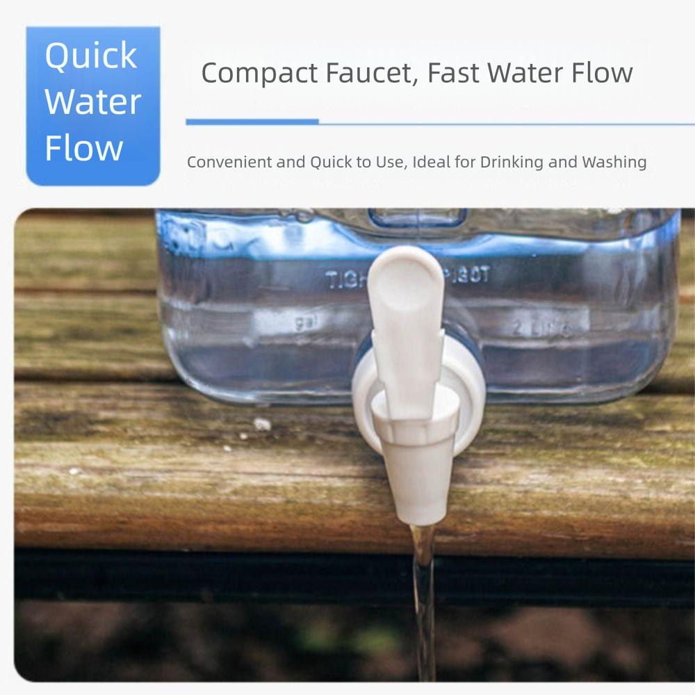 Large-Capacity Outdoor Drinking Bucket 4L Camping Water Tank  Travel Supplies