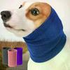 Dog Grooming Earmuff Warm Headband Ear Cover Neck Hat Noise Cancel Soundproof Anxiety Pet Bath Quiet Dry HeadSleeve Dog Supplies