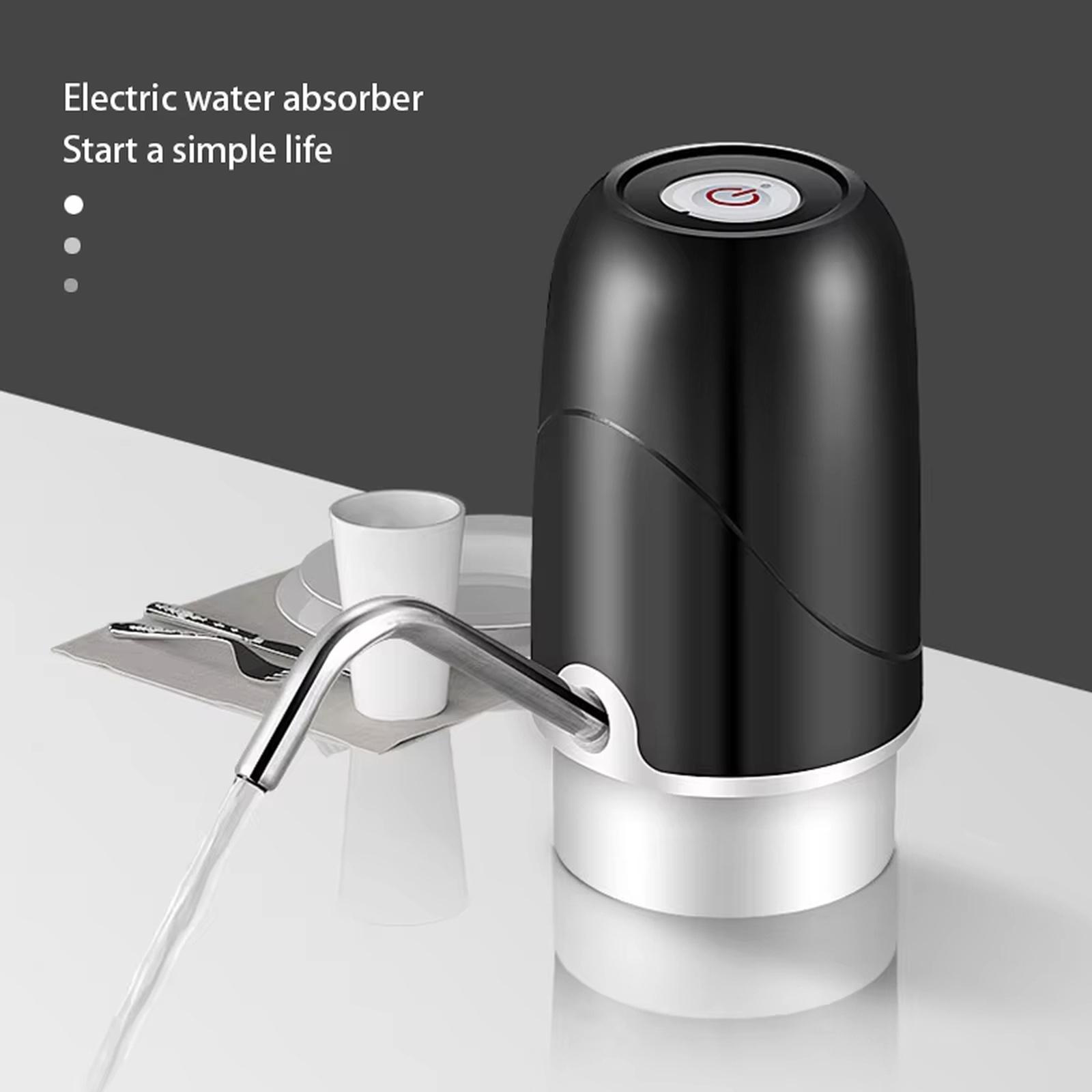 

Электрическая бутылка для воды с USB-зарядкой, автоматический складной дозатор воды для дома one size чёрный