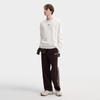 Fila Original Fashion Simple Retro Classic Personality Trendy Street Casual Comfortable Versatile Crew Neck Loose Sweatshirt F11M619210FWT