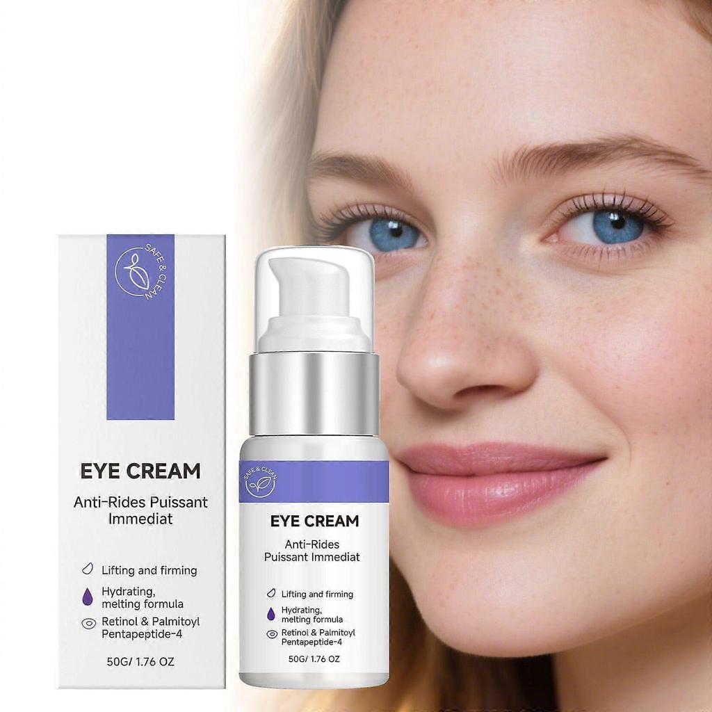 Retinol Peptide Anti-Aging Eye Cream, Lifting Firming Under Eye Cream for Dark Circles, Puffiness & Wrinkles, Hydrating Eye Serum for Daily Use