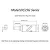 Für Monosaudio DC2.1G DC2.5G-Steckerbuchse DC25G 24K vergoldeter DC-Buchsen-Netzstecker für Audiophile Anwendungen