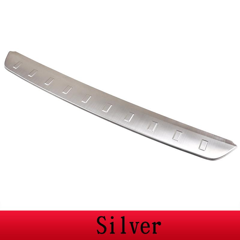 For Land Rover Defender 90 110 2020-2026 Stainless Steel Black/Silver Car Rear Bumper Plate Cover Trim Stickers Car Accessories