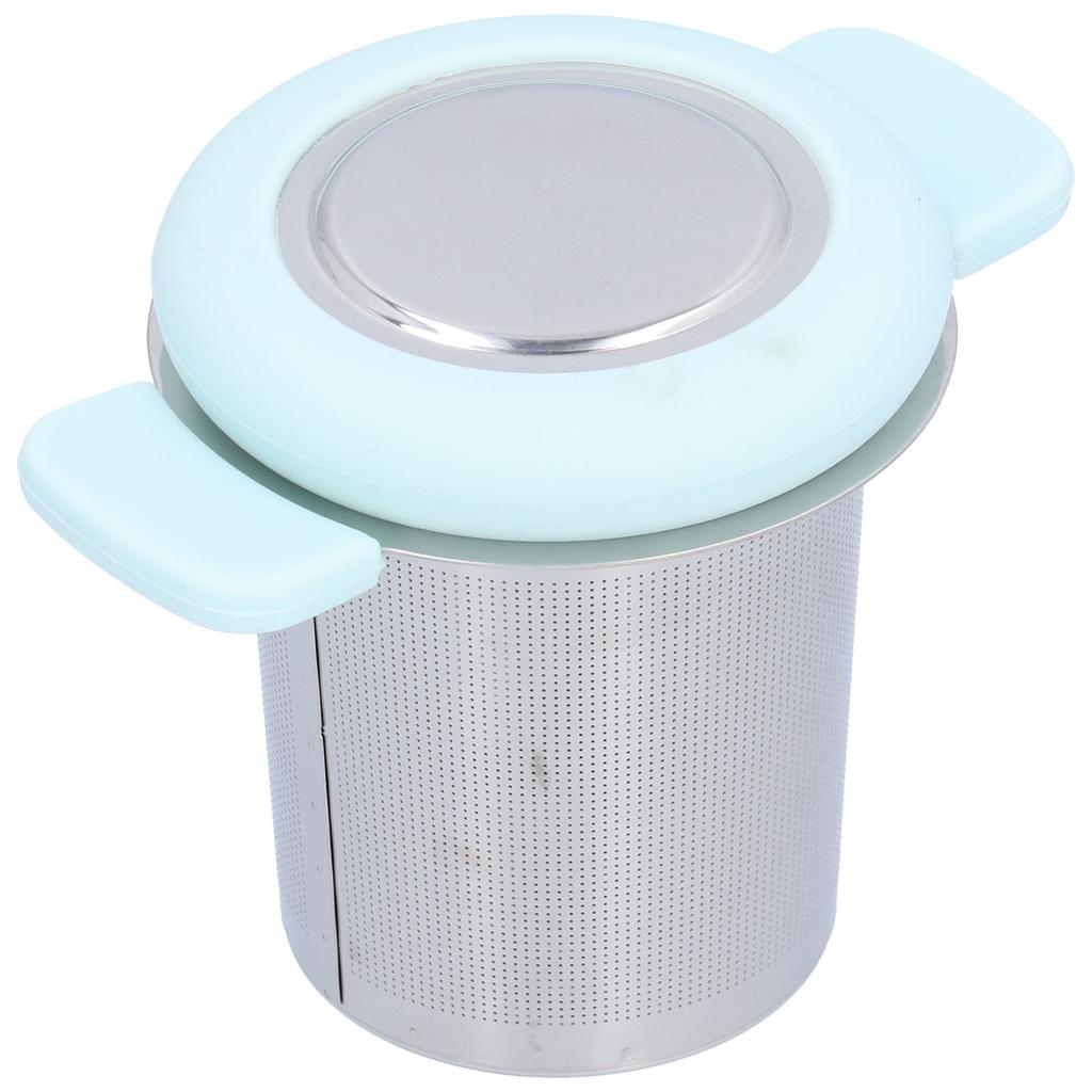Tea Infuser Stainless Steel Reusable Tea Strainer with Double Silicone Handle for Home Office