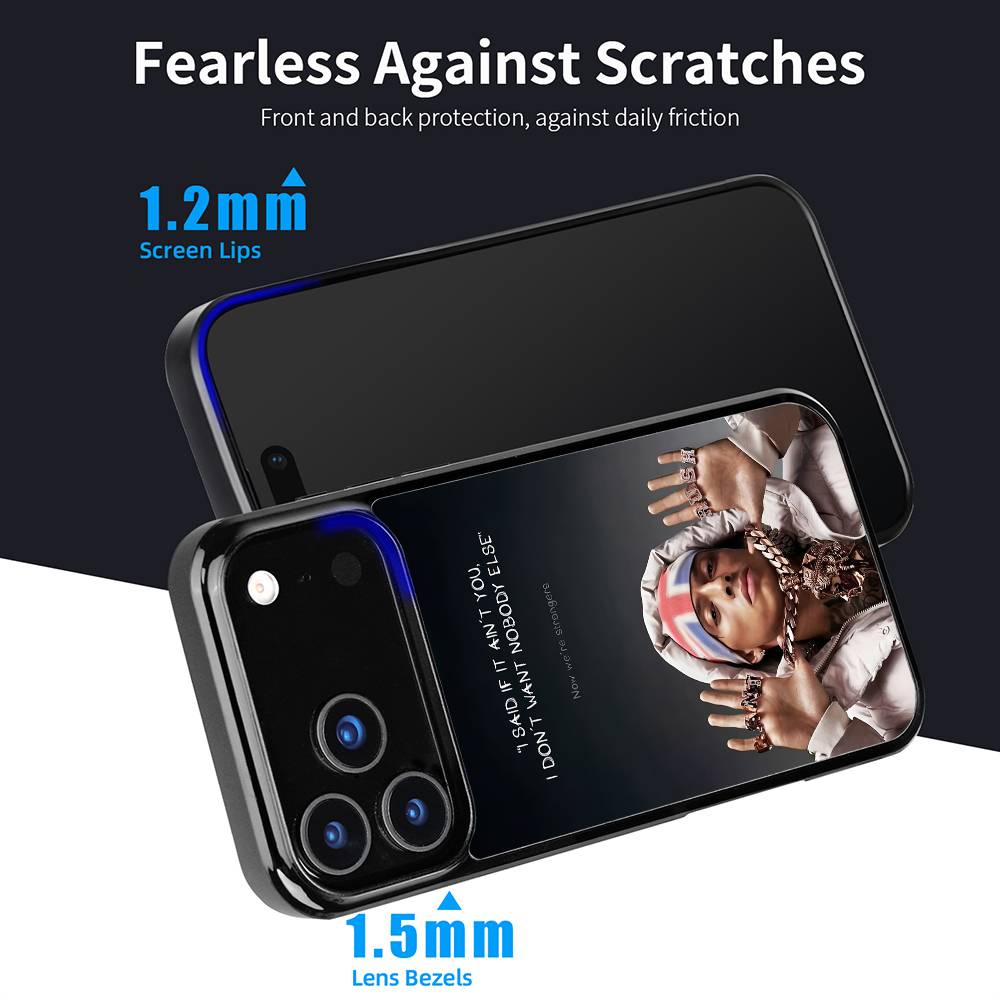 Singer C-Central C-Cee Phone Case For iPhone 17 16 15 14 13 12 11 Pro Max Mini Plus Hard Mirror Funda
