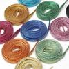 Replaceable Flat Polyester Shoelaces 110cm Long Colorful Shoe Laces For Men Women Sneakers Boot Athletic Footwear