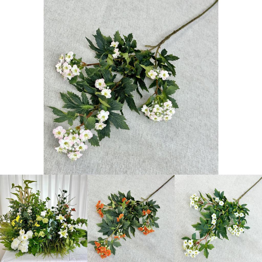 Synthetic Longlife Flower Home Decoration With Silk Material For Wedding And Photography Setup