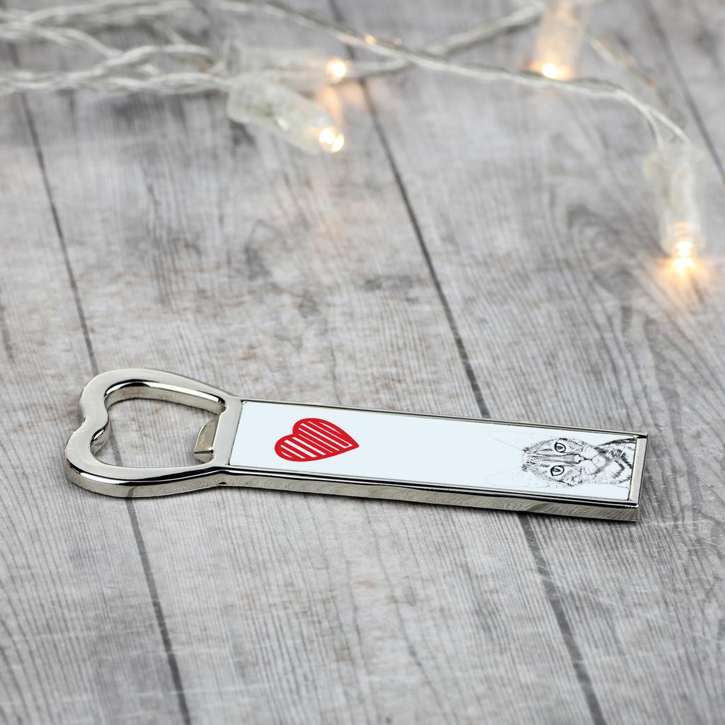 Toyger – Bottle opener with a cat, personalized fridge opener | Art-Dog