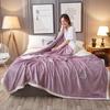 LISM Thick Winter Double-Layer Flannel Plush Blanket