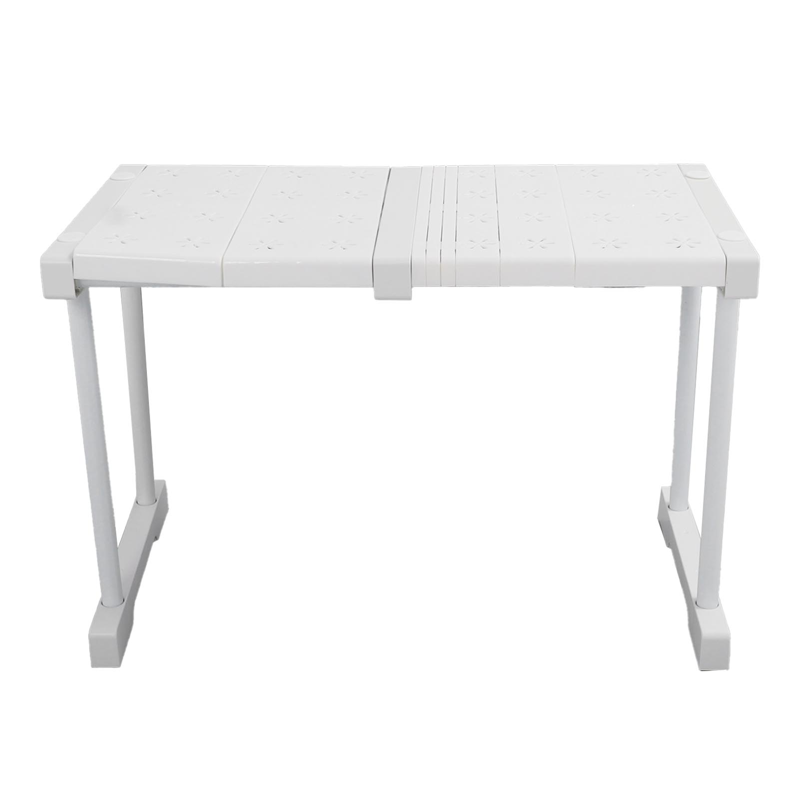 

Расширяемая полка, штабелируемая 121-фунтовая несущая разделительная стойка для хранения для шкафа-купе Length 37-48cm / 14.6-18.9in