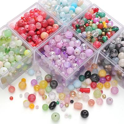 3-12mm 30g/bag Mixed Style Glass Beads DIY Bracelet Necklace Earrings Jewelry Accessories