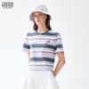 Teenie Weenie Bear Cartoon Stripe Women's T-Shirt