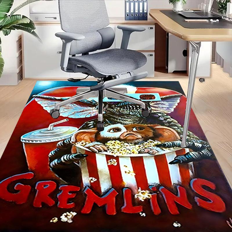 1 tappeto 3D Gremlins, tappeto per ufficio, tappetino per esterni, decorazione per la casa, tappeto per festival