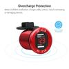 Red 12V Dual USB 4.2A Car Cigarette Lighter Charger Socket LED Digital Voltmeter
