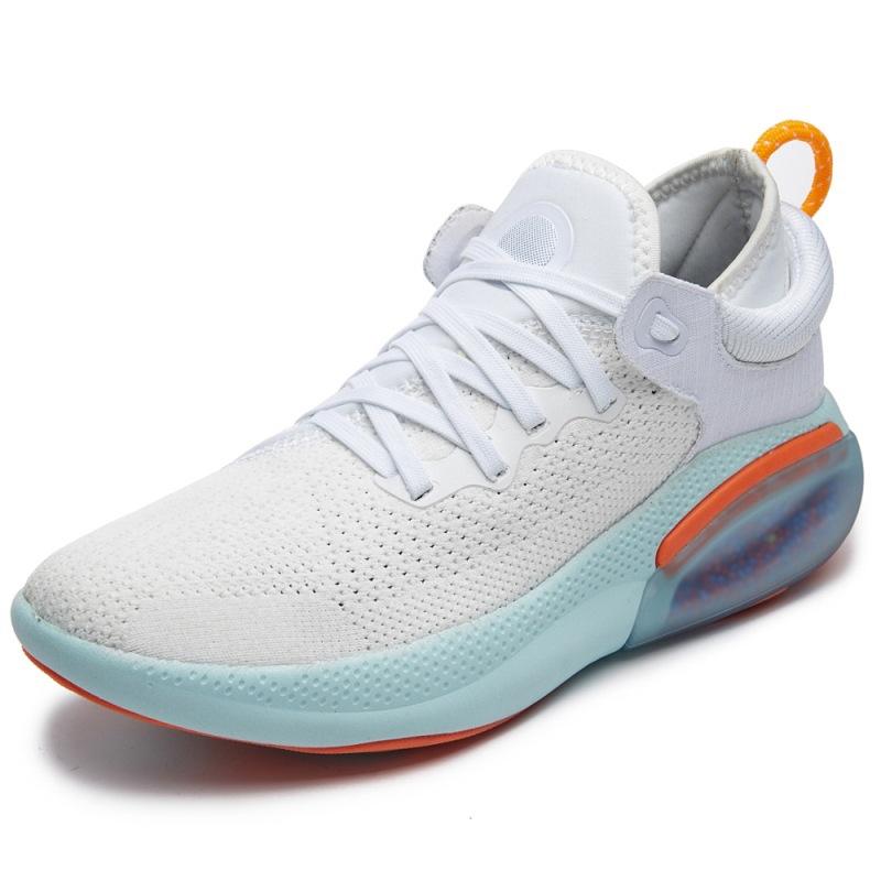 

Новый модный тренд Амортизирующие гранулированные кроссовки для бега для пар, спортивные, повседневные, унисекс 36 белый