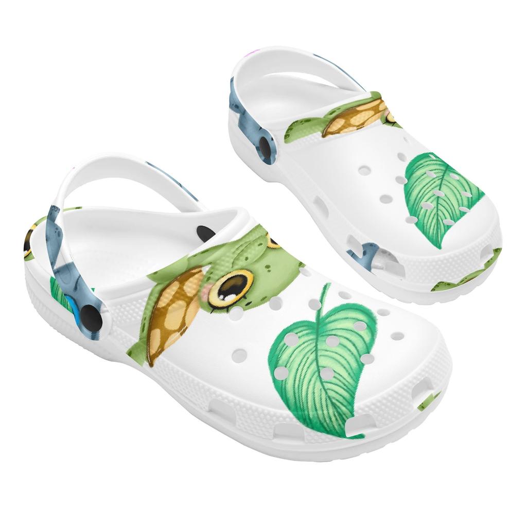 Adult Unisex Graphic Printed EVA Casual Clogs Breathable Soft Slip On Soft Shoes Lightweight Summer Sandals Indoor Outdoor Wear