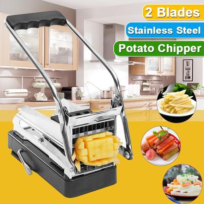 Slippery Potato Cutter Best Value Potato Slicer Stainless Steel Use Potato Cutter Cucumber Gadgets Kitchen Home