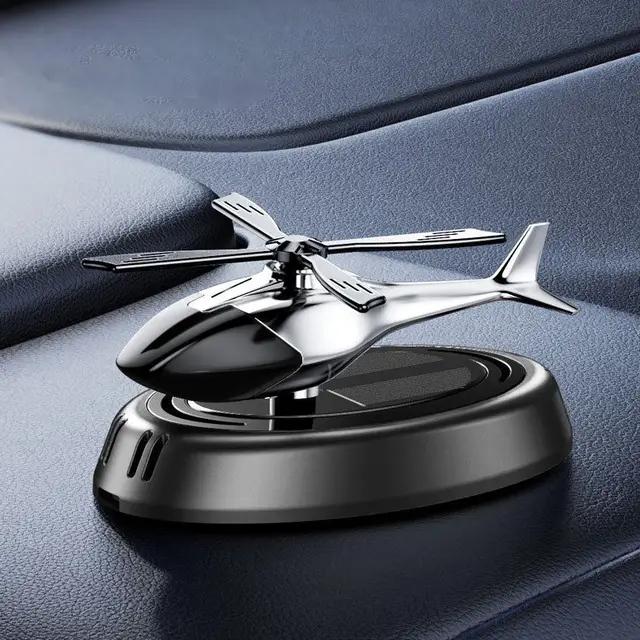 Solarflugzeug Auto Dekoration Ornamente Autoinnenzubehör Desktop Ornament Geschenk für Frau, Mann, Autoliebhaber