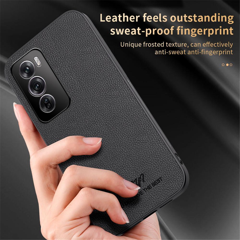 Luxury Business Leather Soft Frame Magnetic Cover For OPPO Reno12 Pro Reno 12 Pro 5G Phone Cases Capa