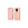 (Roségold) Portemonnaie-Hülle passend für Nokia 5.4 - Leder-Portemonnaie-Flip-Schutzhülle mit Kartenfächern, Ständer und Armband - PU-Leder-Flip-Abdeckung
