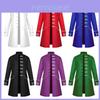 Unique Men Steampunk Vintage Jacket In Various Colors Perfect For Masquerade And Stage Performance