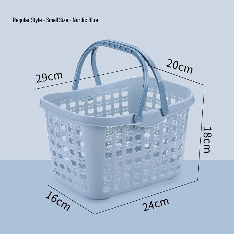 Large & Small Plastic Shopping Baskets: Supermarket, Beer, Grocery, Strawberry Picking