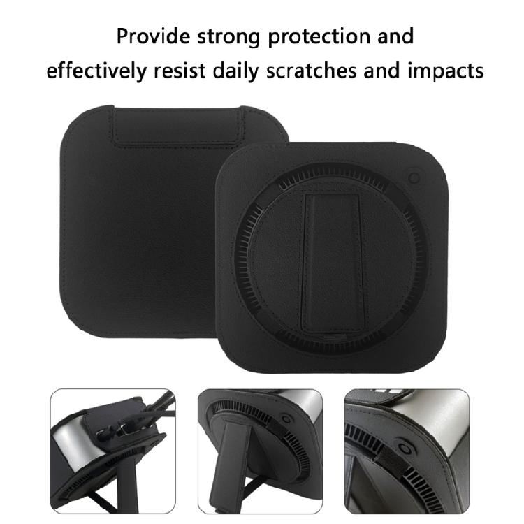 PU Sleeve Case Impacts Resistant For Mini Desktop Computer Shockproof Travel Organiser Heat Ventilation Design