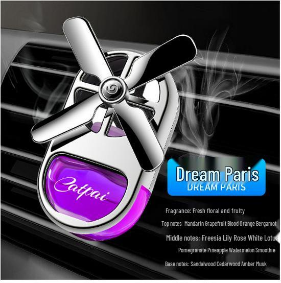 

Car Air Vent Clip Perfume - Four-Leaf Rotating Pinwheel Ornament