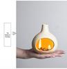 Sage & Cedar Incense Burner - Small Demagnetizing Fireplace for Purification