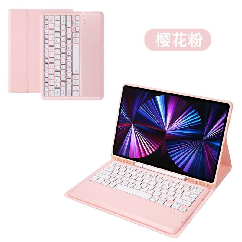 IPad Pro 12.9 Inch Case With Detachable Bluetooth Keyboard Folio Cover TPU Soft Shell Stand Anti-Shock Magnetic Sleep Wake