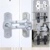 90 180 Degree Door Buckle Stainless Steel Lock Sliding Door Right Angle Buckle Door And Window Bathroom Bending Latch