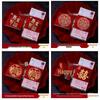Double Happiness Red Envelope for Wedding or Betrothal Gift