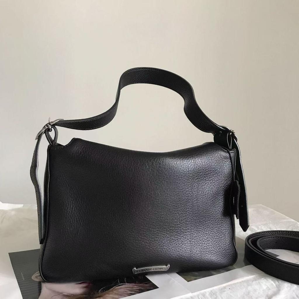 Simple temperament underarm bag women's summer new casual lychee pattern high value shoulder messenger bag