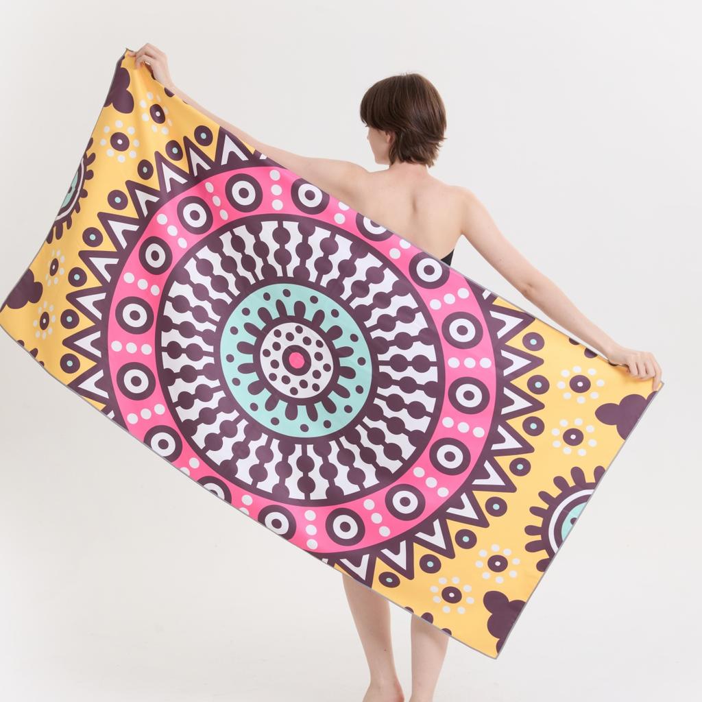 Microfiber Towel Quick Dry Towel Travel Towel Sports Towel Beach Towel Sandproof Soft Light Towel For Swim, Yoga, Gym