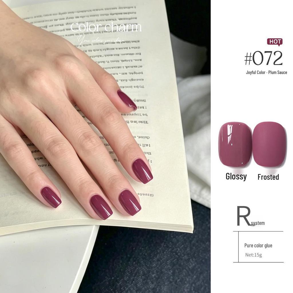 KaSi UV Gel Nail Polish - Autumn/Winter Pure Translucent Nude, Large Capacity, One Bottle One Color.
