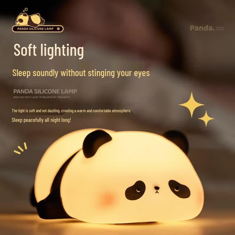 Chic Panda Silicone Night Light for Kids