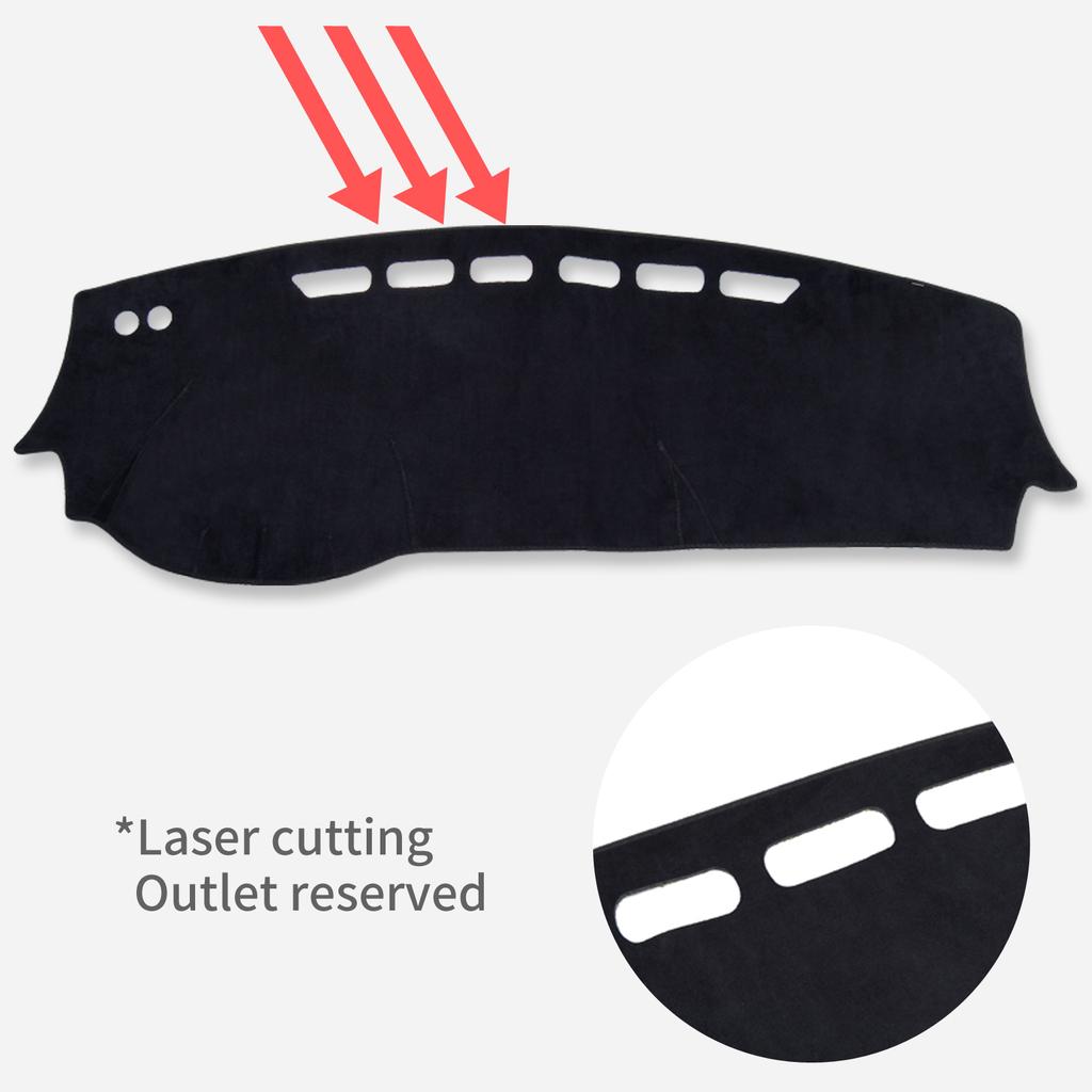 Car Dashboard Mat for Nissan Kicks 2016 2017 2018 2019 2020 Sunshade Protective Carpet Dash Mat Dashmat