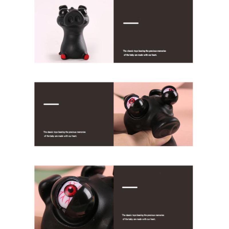 PVC Cartoon Animal Little Pig Yellow Duck Eyes Closed  Office Pressure Release Toy Squeeze Ball Living Room Decoration