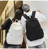 2025 Neuer Stil Minimalistischer Rucksack: Schulranzen mit großer Kapazität für Mädchen der Unter- und Oberstufe - Einfarbig, perfekt für kurze Ausflüge