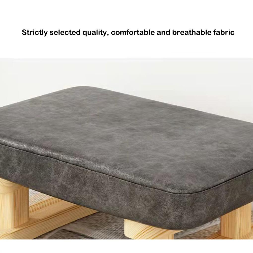 Kleiner Hocker Abnehmbar Waschbar Ersatz Rechteckig Rutschfest Schwerlast Atmungsaktiv Wohnzimmerstuhl Schuhbank