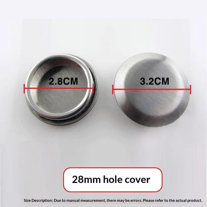 2Pcs Stainless Steel Sink Plug Faucet Hole Cover Water Stopper Kitchen Drainage Seal Anti-leakage Basin Laundry Accessories