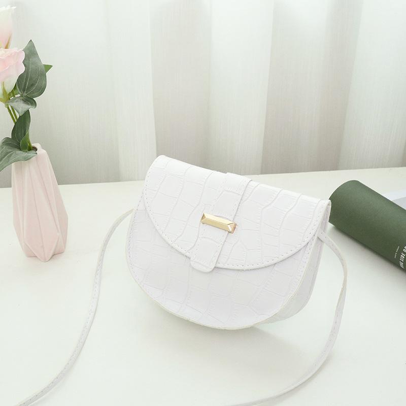 

Autumn new stone pattern women s bag, shoulder messenger bag, mobile phone bag, simple casual small bag, and one bag. белый