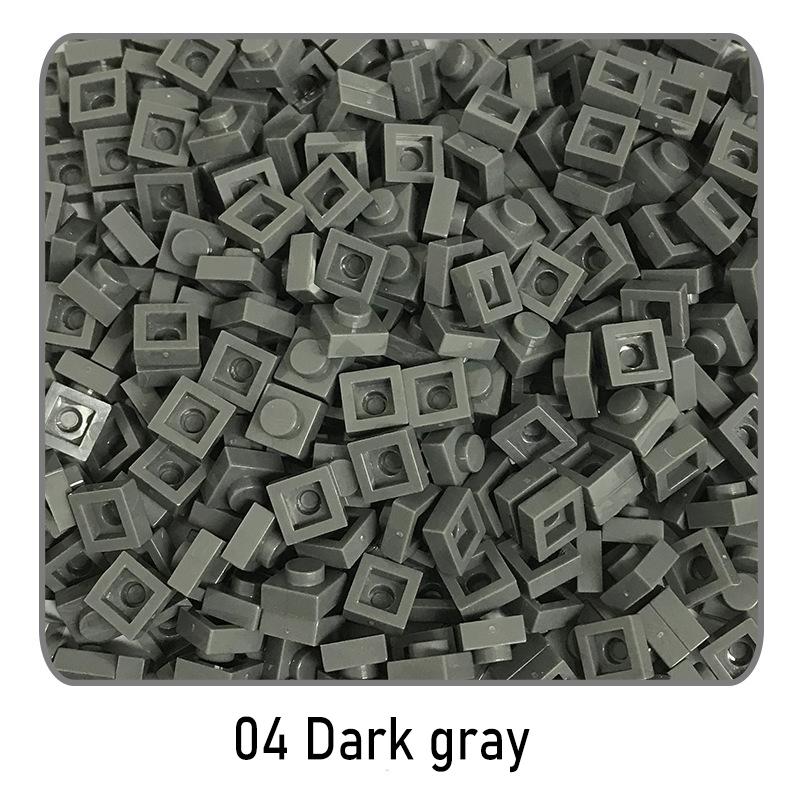 500Pcs Diy Pixel Art Building Blocks Thin Figures Bricks Compatible With 3024 1X1 Square Bricks Bulk Assemble Toys Gift For Chil