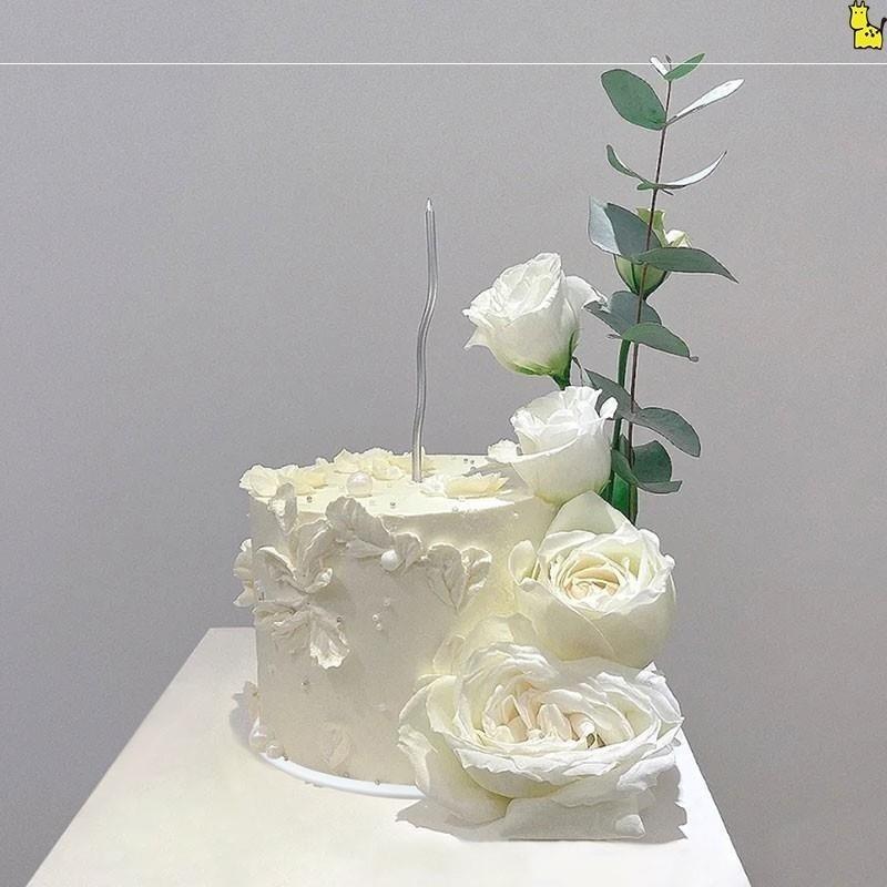 Simulation Fruit Cake 6/8 Inch Fake Cake Model Food Dessert Props Sweet Table Window Girl Boy Birthday Ornament Party Home Decor