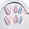 Clear and smart spring rainbow glass beads sweet girl versatile ins wind removable nail art pieces 30 pieces