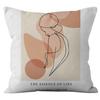 Nordic Wasabi Style Abstract Pillowcase Modern Simple Home Sofa Bedside Cushion Cover