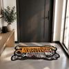Non-slip Tiger Skull Floor Mat Absorbent Desk Mat Easy To Clean Desktop Keyboard Pad  Kitchen Floor