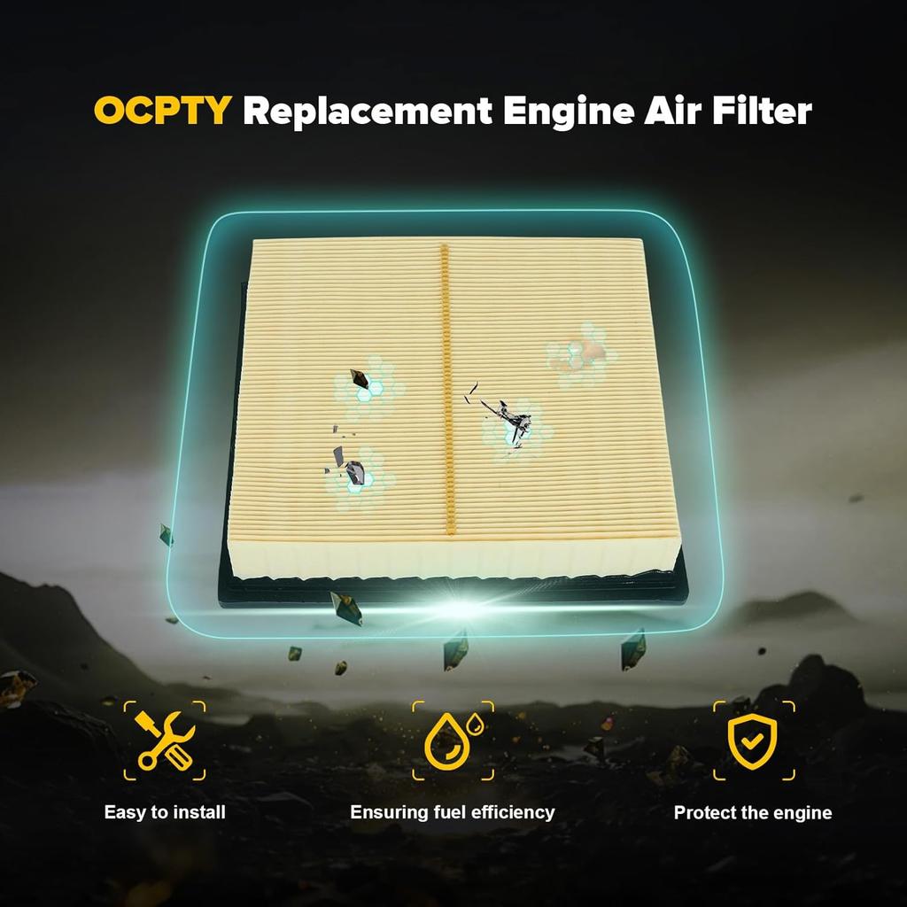 OCPTY Engine Air Filter CA10755 for 11-24 for Dodge Durango | 11-22 for Jeep | 13-18 for Lexus ES350 | 15-17 for Lexus NX200t | 13-18 for Toyota