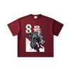 260 GSM Double Yarn 32 Count 100% Cotton Kaiju No 8 V6 Kafka Print Unisex Heavy Cotton T Shirt