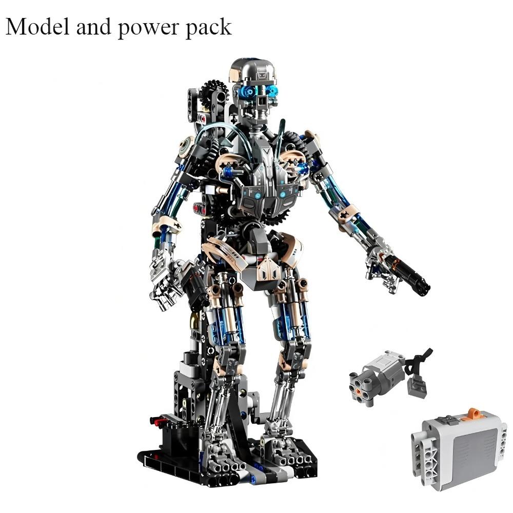 Skeleton Robot Building Block Model, Mechanical Assembly Building Blocks, Children's Building Block Toys, Children's DIY Gifts